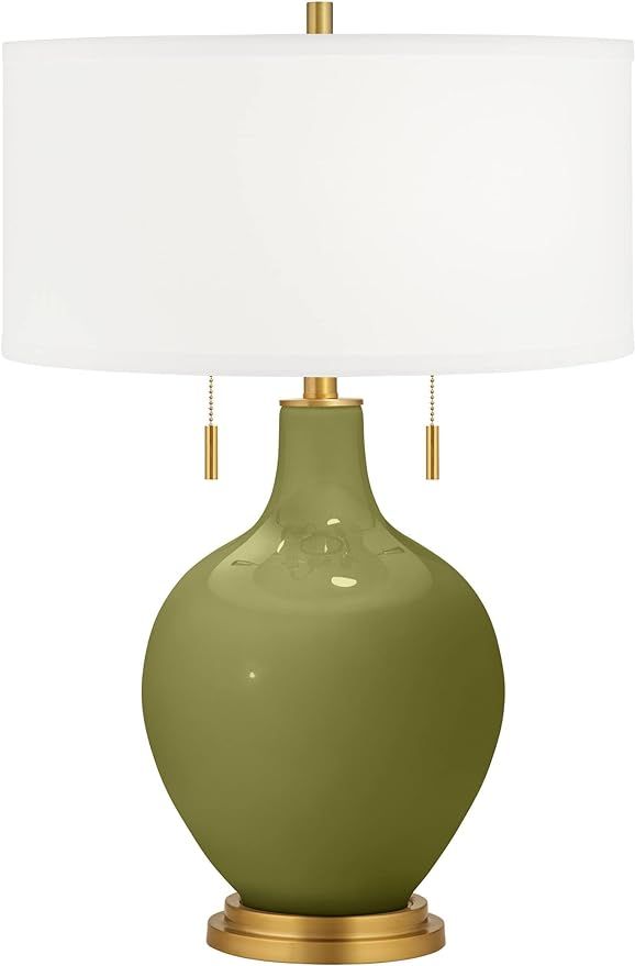 Color + Plus Toby Brass Accents and Rural Green Table Lamp | Amazon (US)