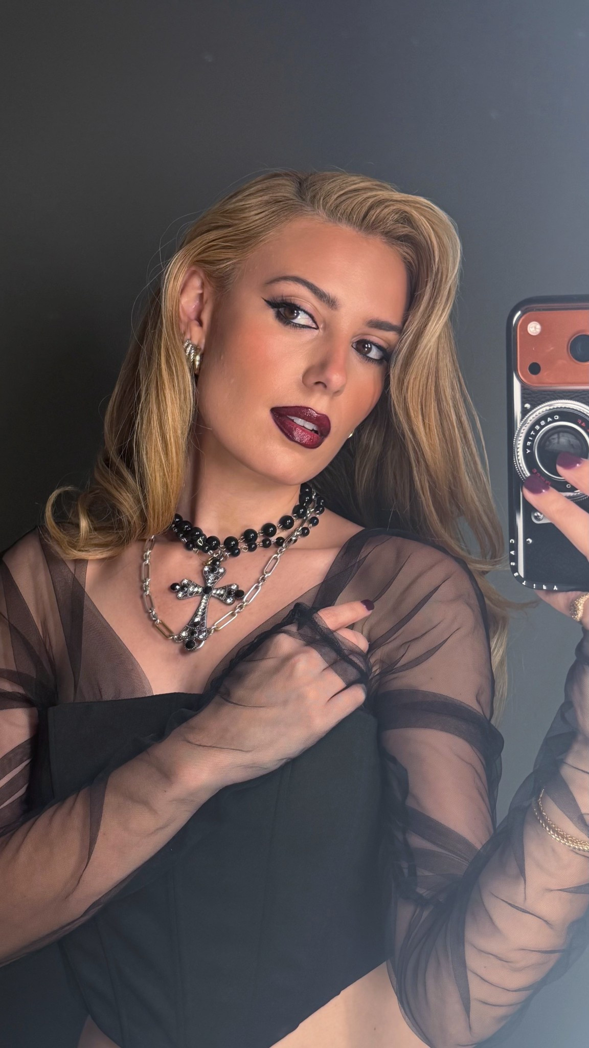 Dracula winter❄️ inspired makeup🥀💋