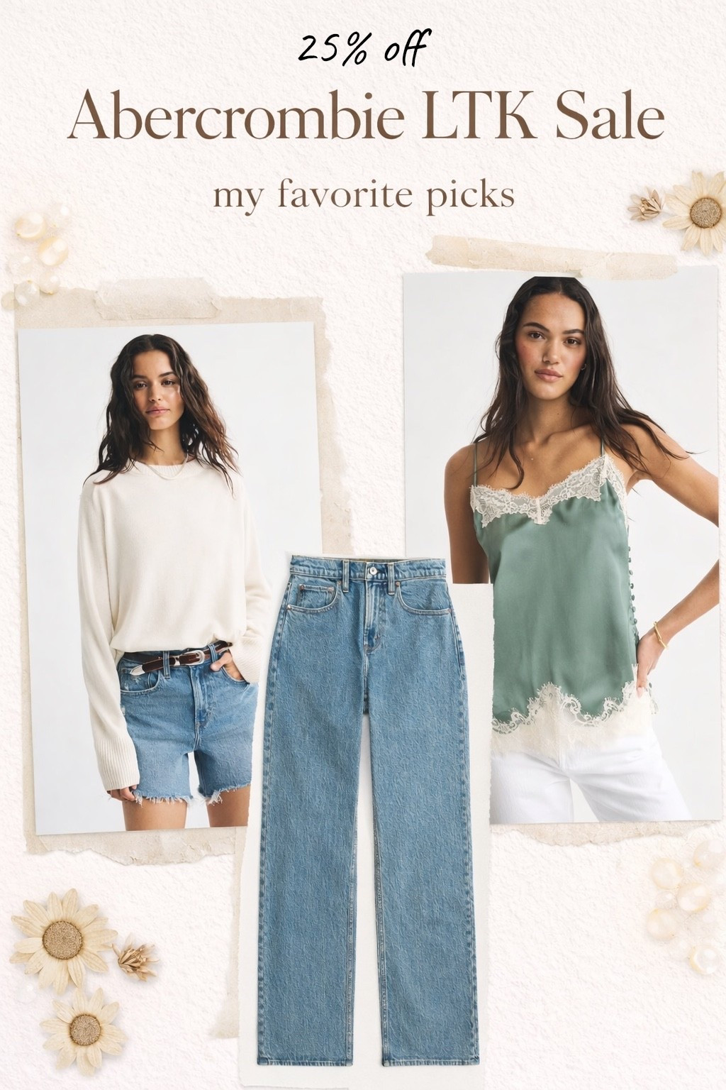Some of my favorite picks for the Abercrombie spring sale! Shop in this LTK app to get the 25% discount on your whole order! 50% off dresses today! Click on of my items, copy the discount code, then click “shop now” and shop your favorites on the AF website! 

#LTKSpringSale #LTKOver40 #LTKSaleAlert