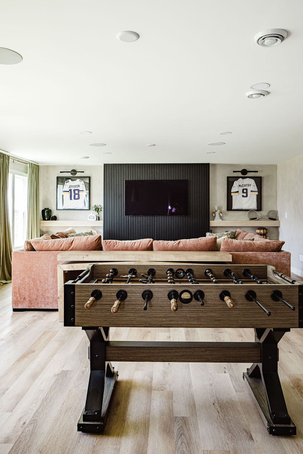 Welcome to the bathroom remodel at our Organic Sports Bar basement renovation project! 🌙 #LTKInteriorDesigner #LTKDesigner #LTKInteriorDesign #LTKRenovation #LTKRemodel 

 