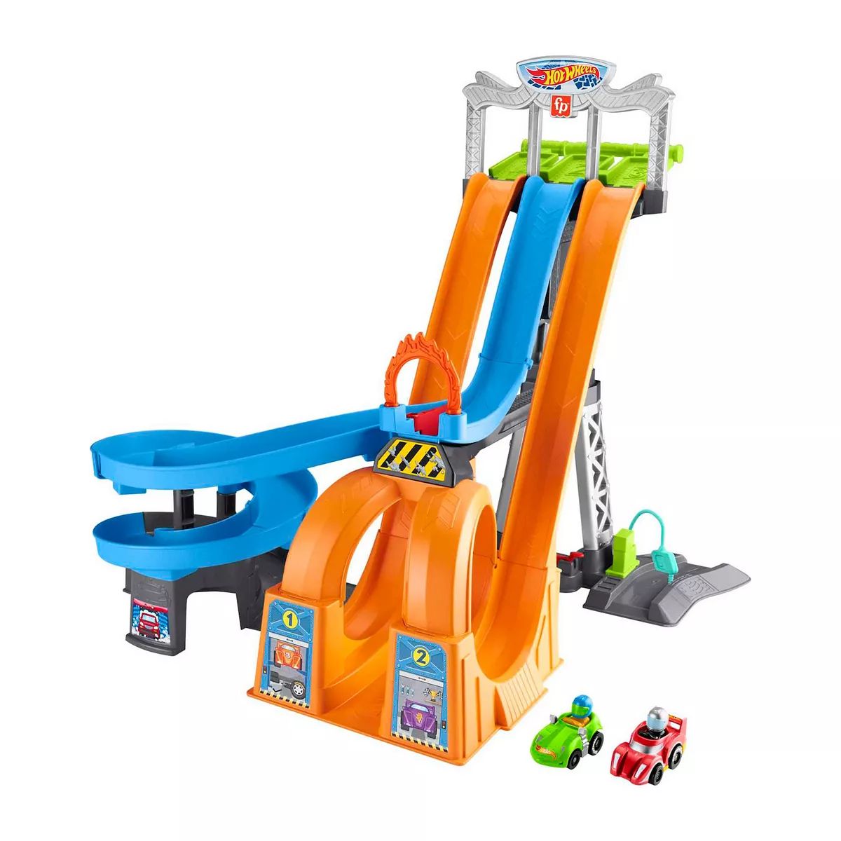 Hot Wheels Racing Loops Tower Track Playset by Little People | Kohl's