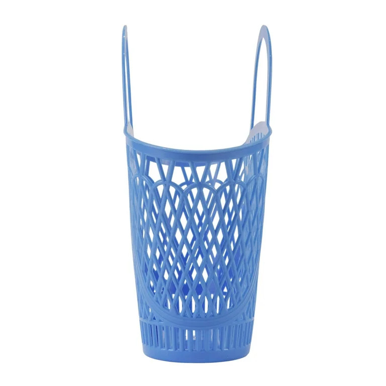 Easter Blue Jelly Tote Basket, 15 in x 16 in, by Way To Celebrate | Walmart (US)