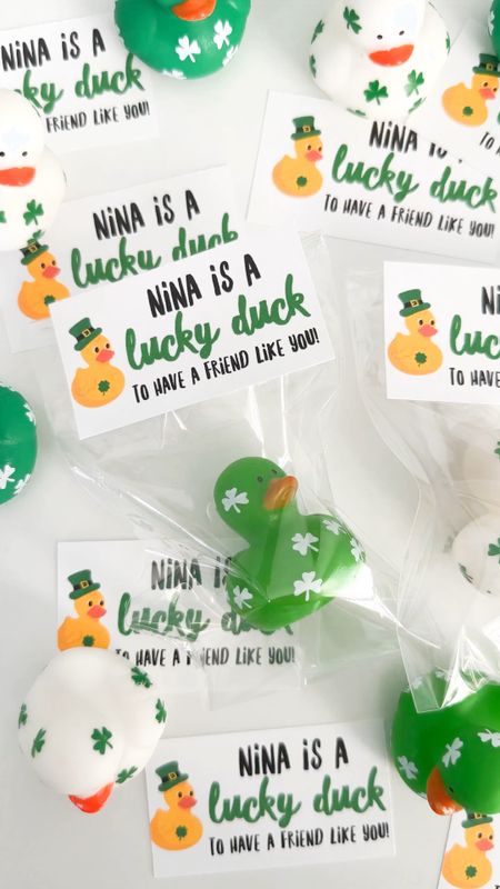 Lucky Duck St. Patrick’s Day favors for friends or classroom!

Use code YAY for free shipping at Oriental Trading!

#LTKkids #LTKparties #LTKfamily
