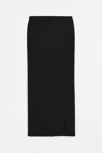 Rib-knit skirt | H&M (UK, MY, IN, SG, PH, TW, HK)