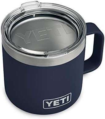 YETI Rambler 14 oz Mug, Stainless Steel, Vacuum Insulated with Standard Lid | Amazon (US)