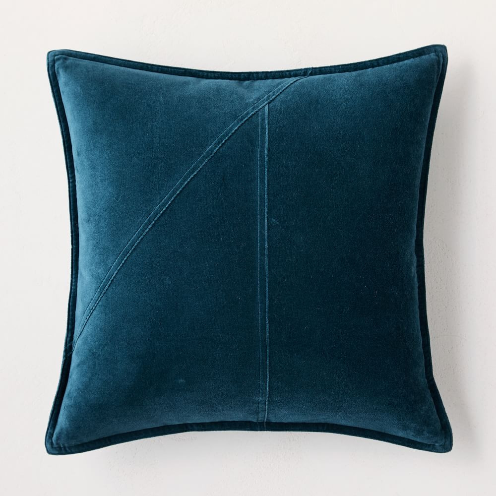 Washed Cotton Velvet Pillow Covers | West Elm (US)