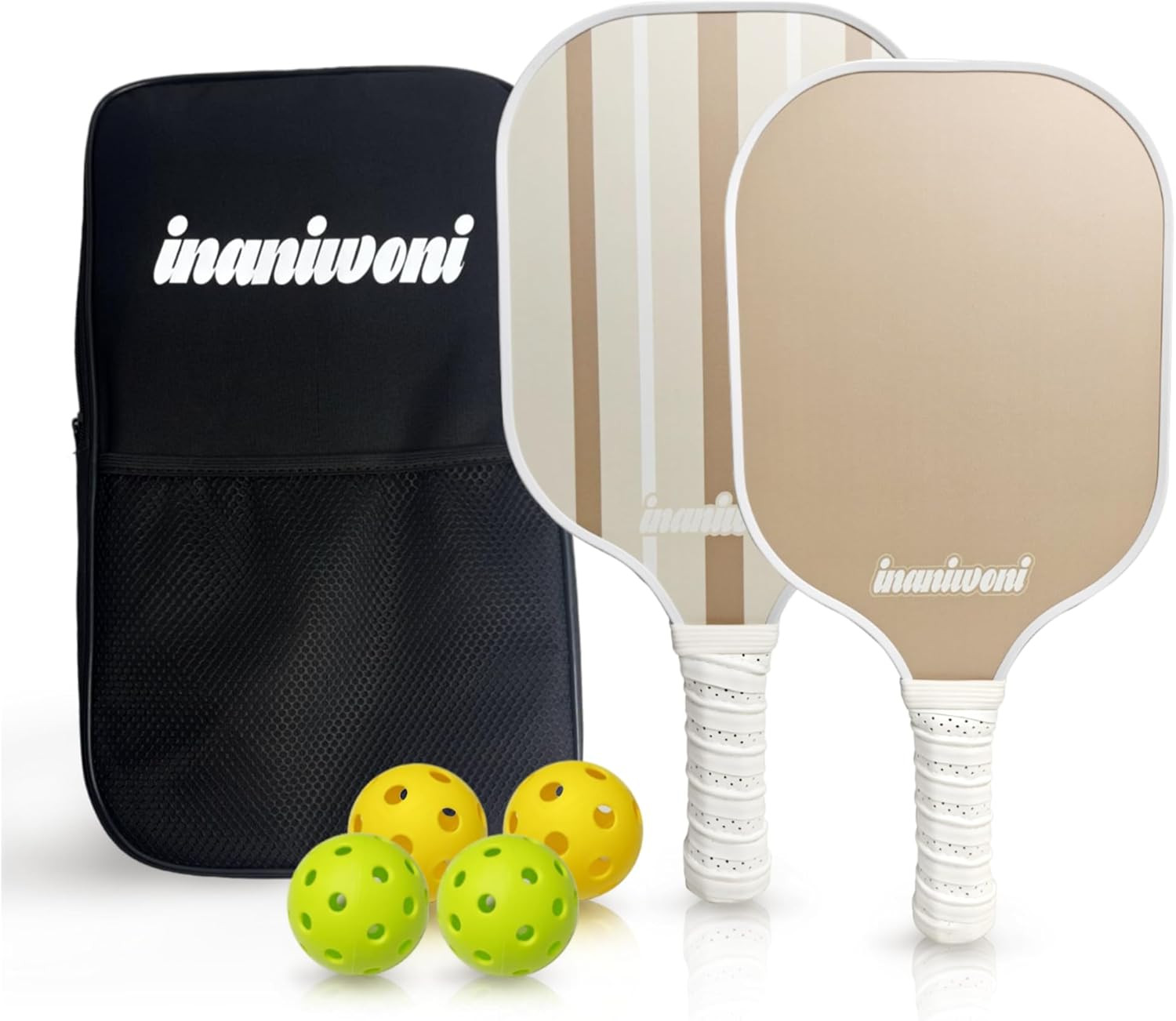 Pickleball Paddles Set of 2 - Fiberglass Surface & Polypropylene Honeycomb Core | Lightweight Pic... | Amazon (US)