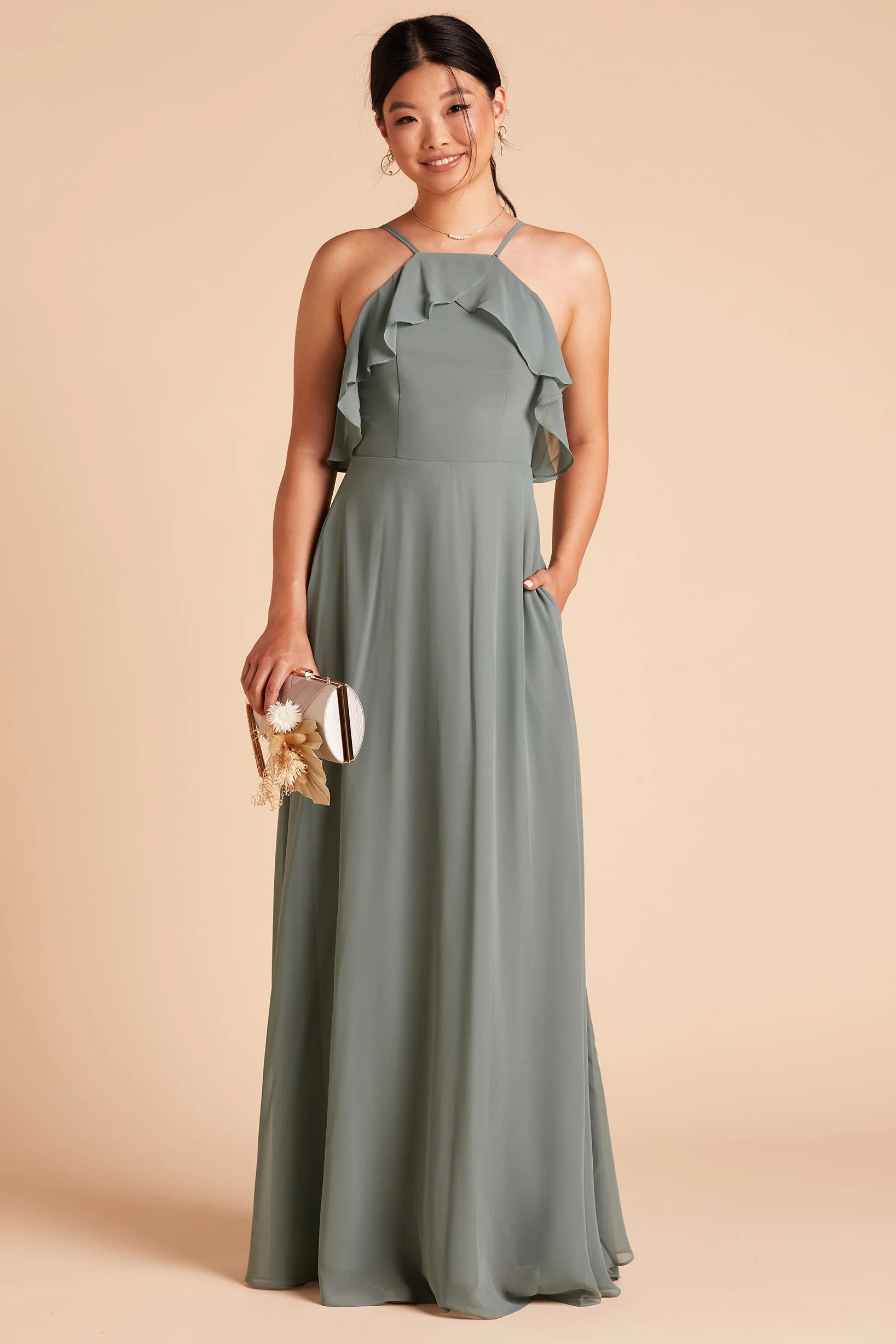 Jules Dress - Sage | Birdy Grey