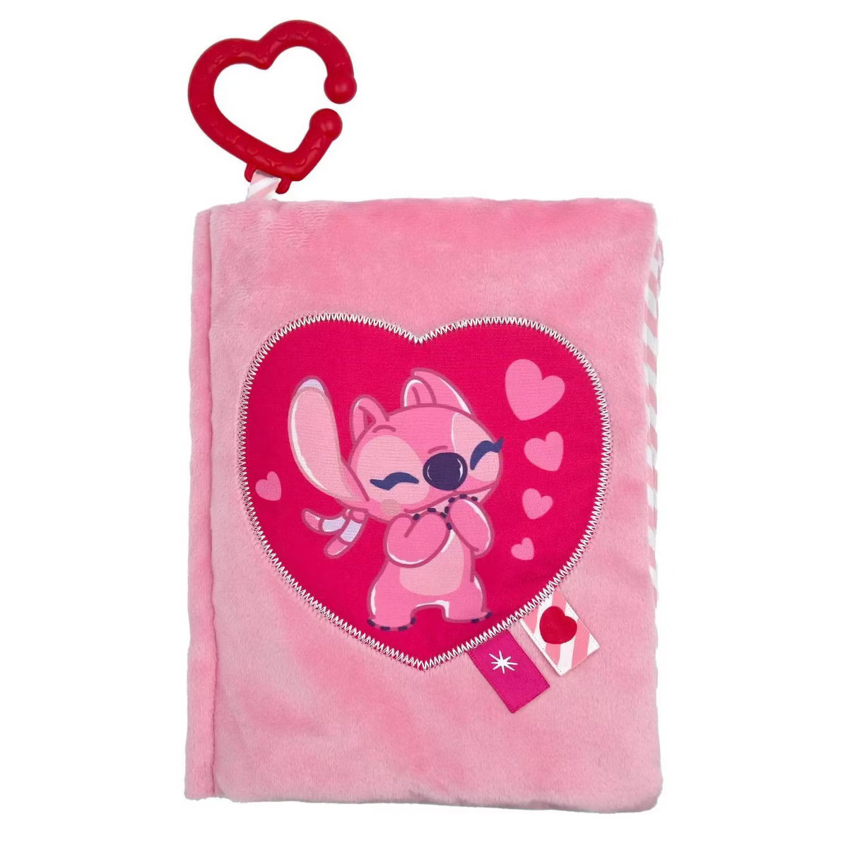 Disney Baby Lilo and Stitch Angel Valentine Soft Photo Album Baby Learning Toy | Target