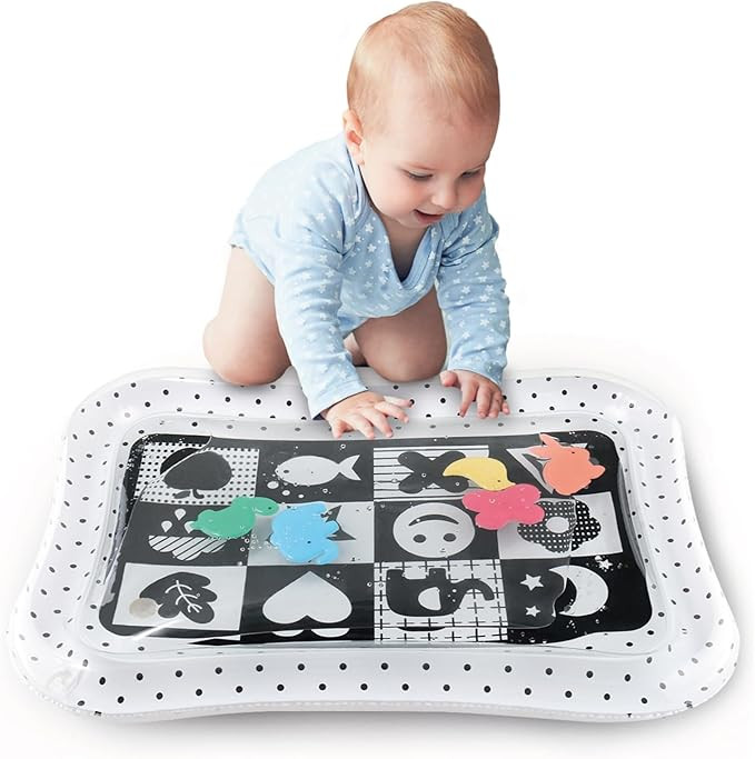 The Peanutshell Tummy Time Water Play Mat for Babies, Girls or Boys - High Contrast Sensory Devel... | Amazon (US)
