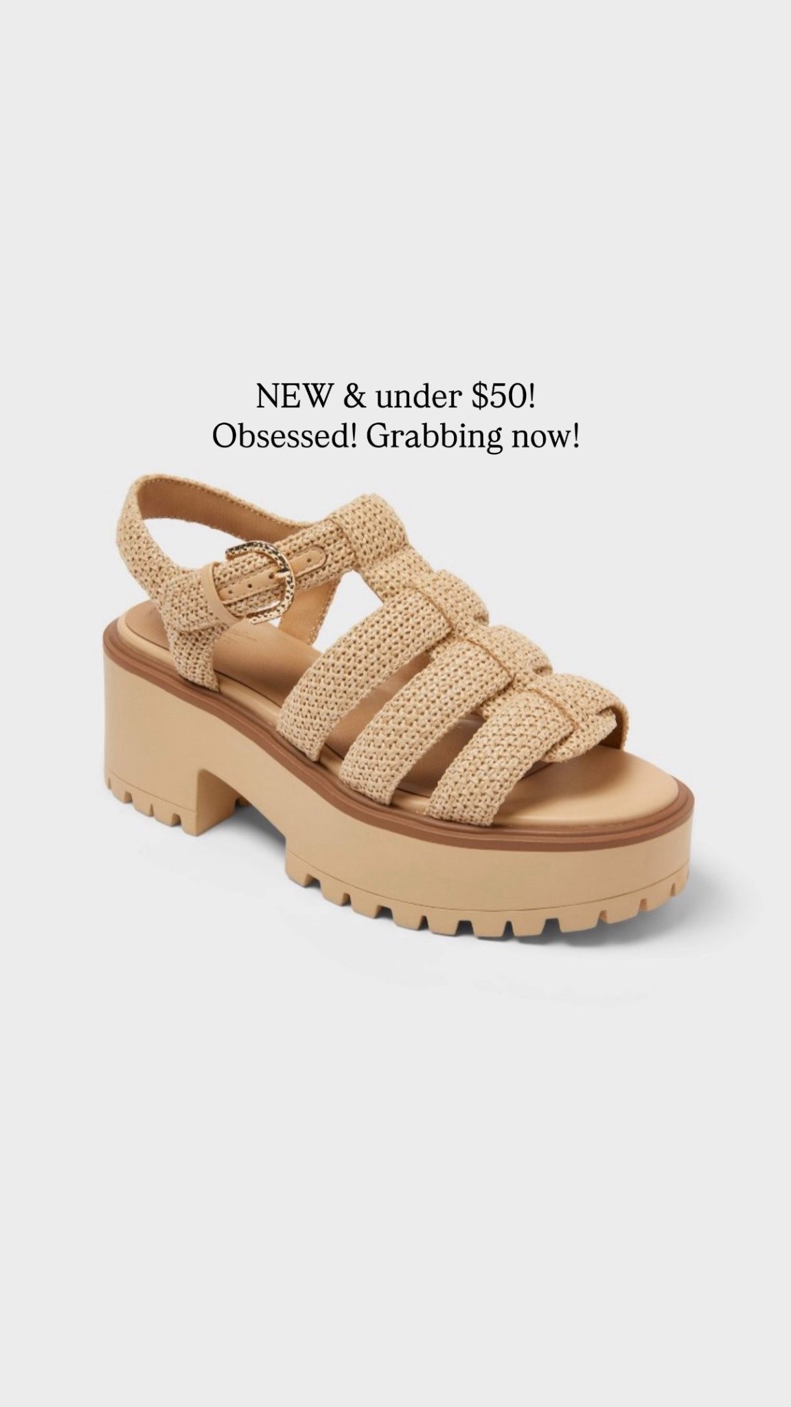 New Target shoe for spring and summer! Giving 90s but an updated version! Love the platform and the comfort level of these sandals!🫶🏻

#LTKgrwm #LTKSeasonal #LTKootd