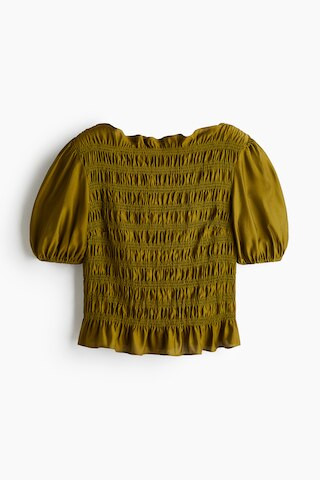 Smocked blouse | H&M (UK, MY, IN, SG, PH, TW, HK)