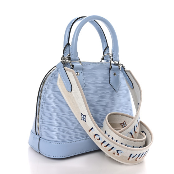 Epi Jacquard Alma BB Bleu Nuage | FASHIONPHILE (US)