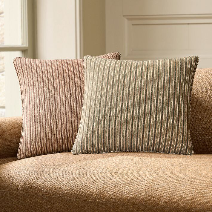 Pierce & Ward Twill Stripe Pillow Cover | West Elm (US)