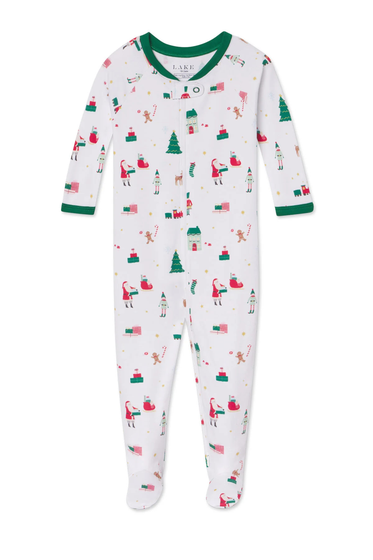 Baby Sleeper in Holly Jolly | Lake Pajamas