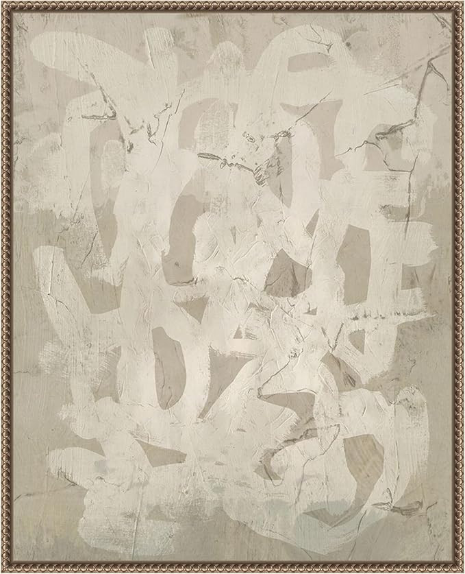 Amanti Art Framed Canvas Wall Art 28x23 Impasto Artifact II by June Erica Vess, Framed Wall Art C... | Amazon (US)