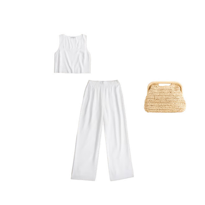 Straw Clutch Bag | Abercrombie & Fitch (US)