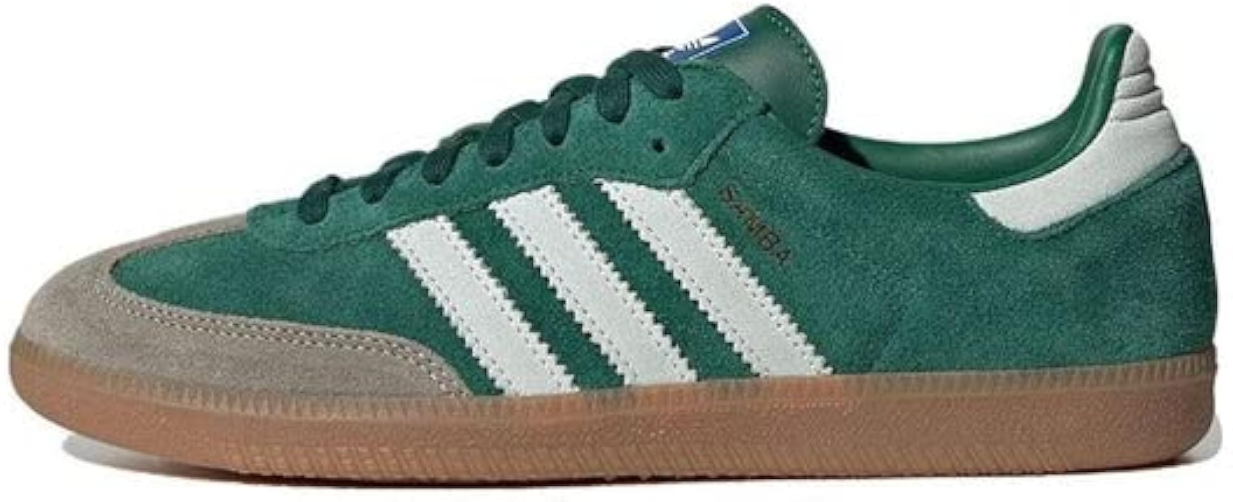 adidas Samba OG Mens Collegiate Green/FtWht/Gum Size | Amazon (US)