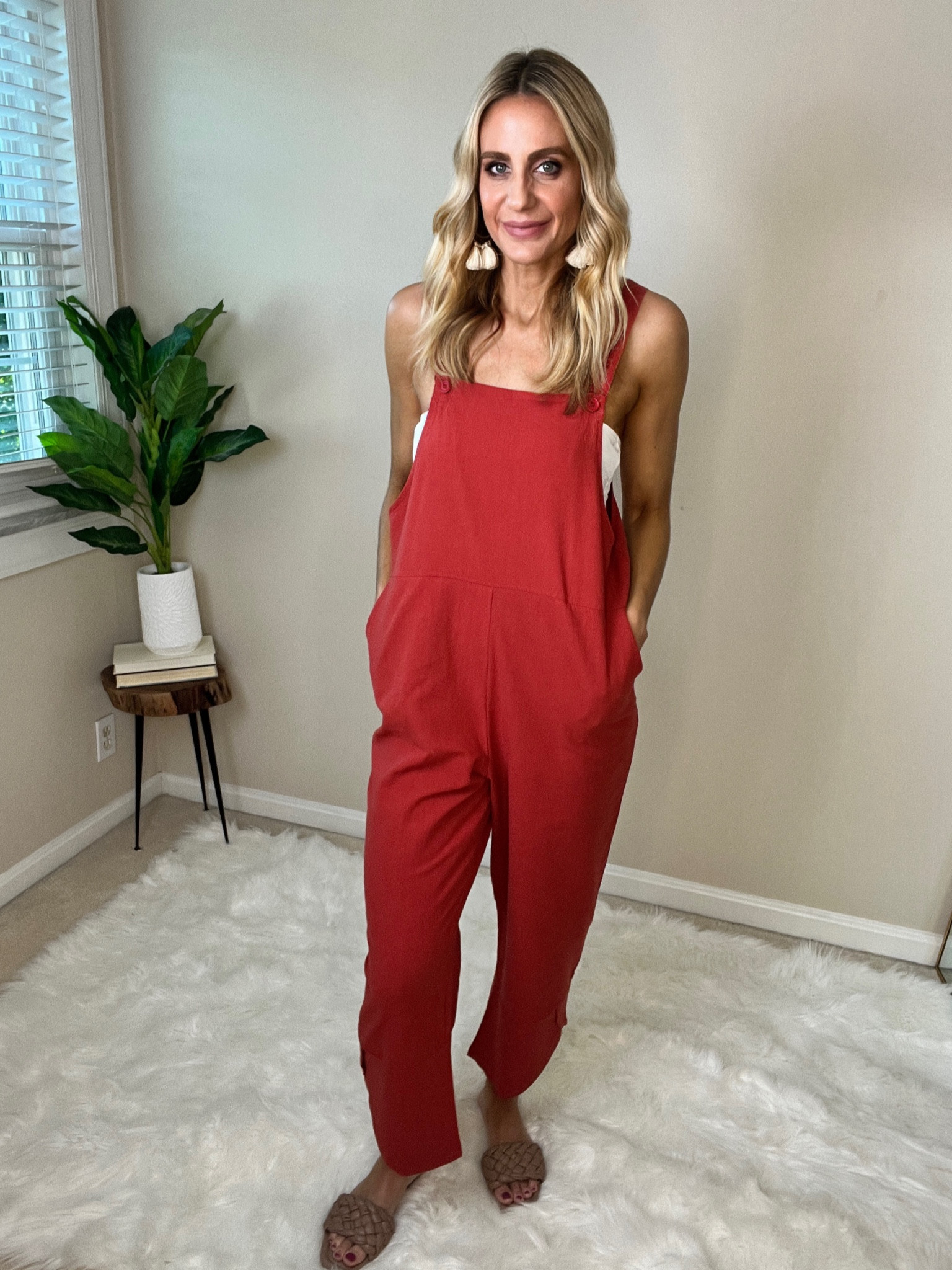 Summer outfit. Summer style. Summer fashion. 4th of July outfit. Red overalls. Oversized overalls. Amazon outfit. Amazon finds. Amazon fashion  

#LTKU #LTKSeasonal #LTKunder50