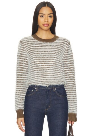 Line & Dot Lyon Sweater in Olive from Revolve.com | Revolve Clothing (Global)