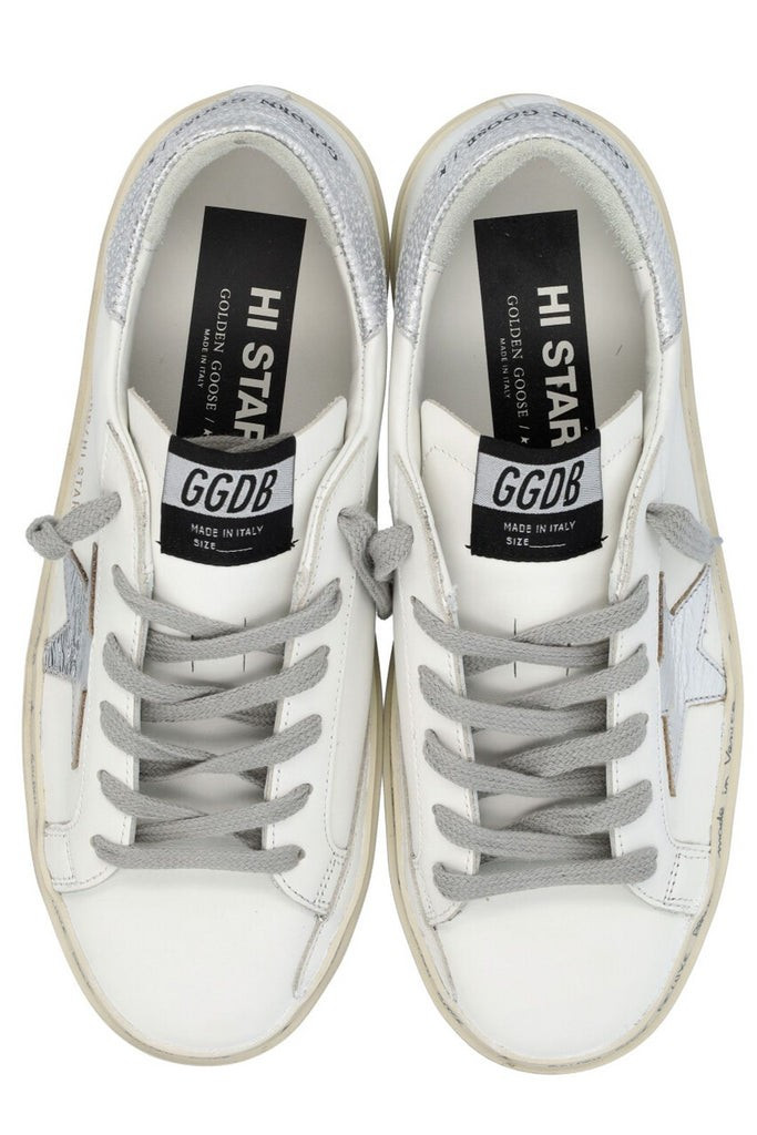Golden Goose Deluxe Brand Hi Star Sneakers | Cettire Global