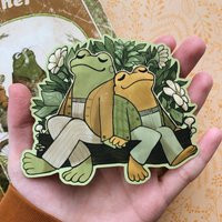 Nostalgic Frog & Toad Sticker | Etsy (US)