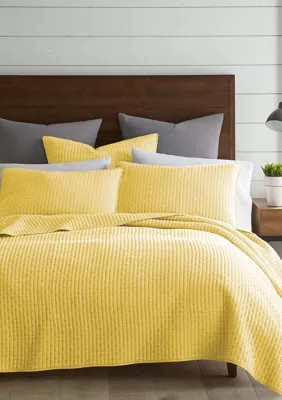 Levtex Home Cross Stitch Quilt Set, Yellow | Belk