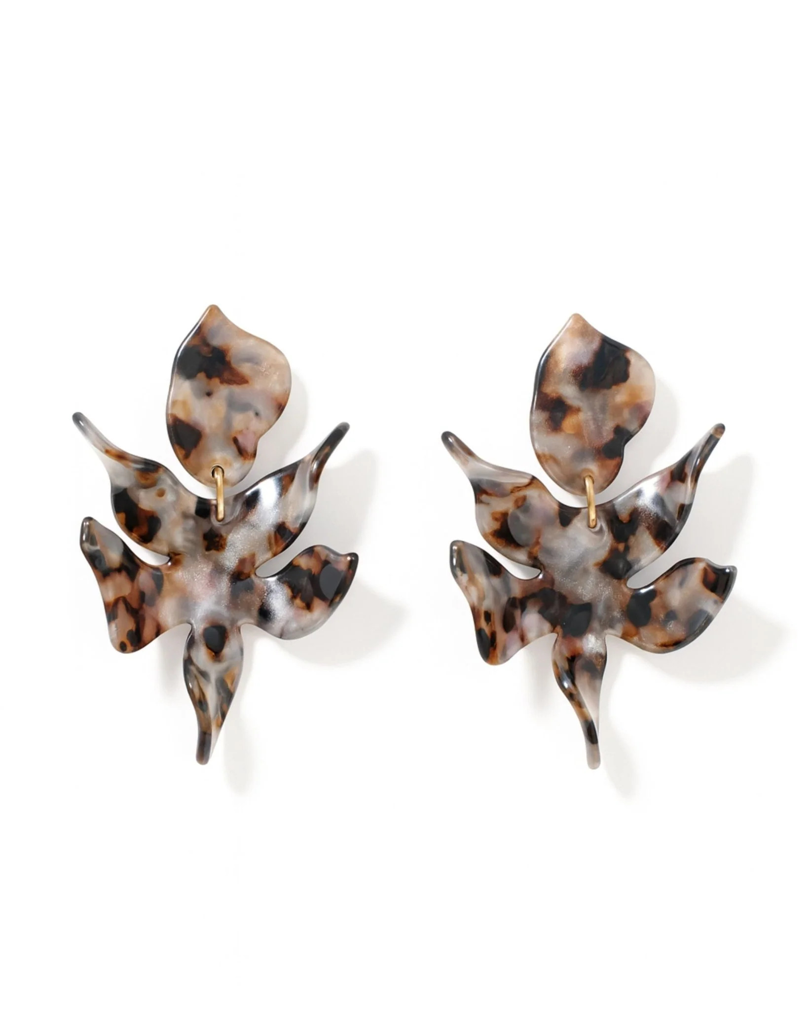 Flora Statement Earrings - Mocha Mousse | LINNY CO LLC