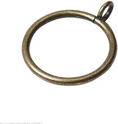 Jocon HD6038Q Drapery Curtain Rings, Eyelet Rings, 1.5 Inch Inner Diameter (40, Antique Bronze) | Amazon (US)