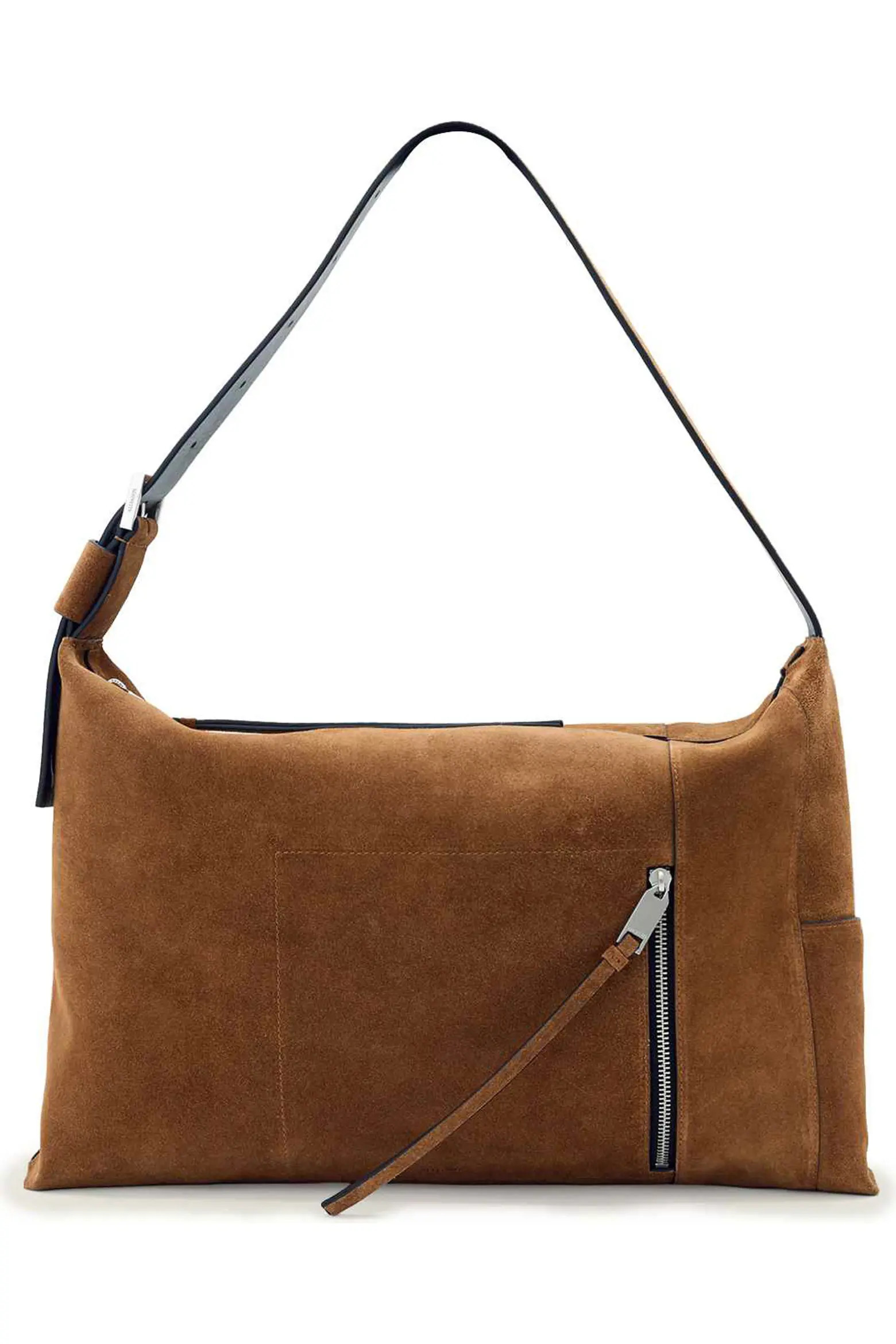 AllSaints Medium Alba Suede Shoulder Bag (Women) | Nordstrom | Nordstrom