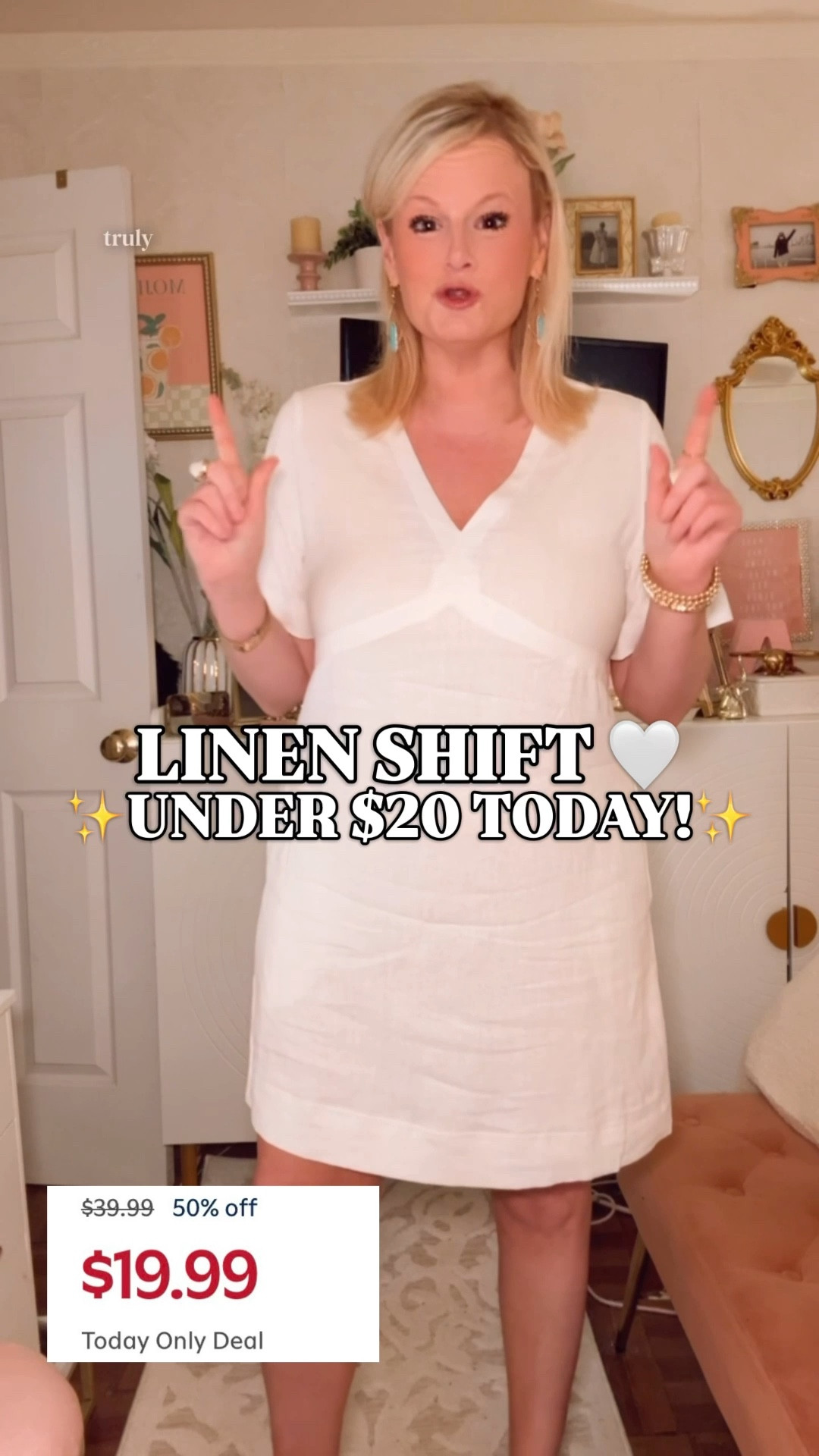 Linen shift dress women | white linen dress women | vacation outfit women | beach outfit women | spring dress women | Old Navy dress | shift dress women | linen dress women

The kind of dress that makes warm weather dressing feel very easy.

This is Old Navy’s V-neck linen blend mini shift dress and it is exactly the piece you want waiting in your closet once spring turns into summer. Relaxed. Breathable. Clean. And somehow under $20 right now.

55% linen, 45% viscose rayon. It has that easy linen texture with a soft drape. I’m in a medium. True to size.

Available in white, denim blue, and brown, which means you can cover everything from beach days to errands to vacation dinners with one simple silhouette.

This is the dress for:
🤍 linen dress women
🤍 white dress women
🤍 vacation outfit women
🤍 beach outfit women
🤍 spring outfit women
🤍 summer outfit women
🤍 shift dress women
🤍 Old Navy dress finds

It packs well. Styles fast. Looks intentional with almost no effort.

Throw it on with flat sandals for a beach town afternoon, sneakers for a casual spring outfit, or dress it up with gold jewelry for dinner on vacation. This is one of those staples that earns its keep because it works over and over again.

linen shift dress women, white linen dress women, vacation outfit women, beach outfit women, spring dress women 2026, summer dress women, linen dress women, shift dress women, white shift dress women, old navy dress, old navy linen dress, vacation dress women, beach vacation outfit women, casual spring outfit women, summer outfit women, effortless dress women, warm weather dress women

#LTKFindsUnder50 #VacationOutfit #BeachOutfit #LinenDress #ShiftDress #SpringDresses #OldNavyStyle 

#LTKSaleAlert #LTKTravel #LTKWorkwear