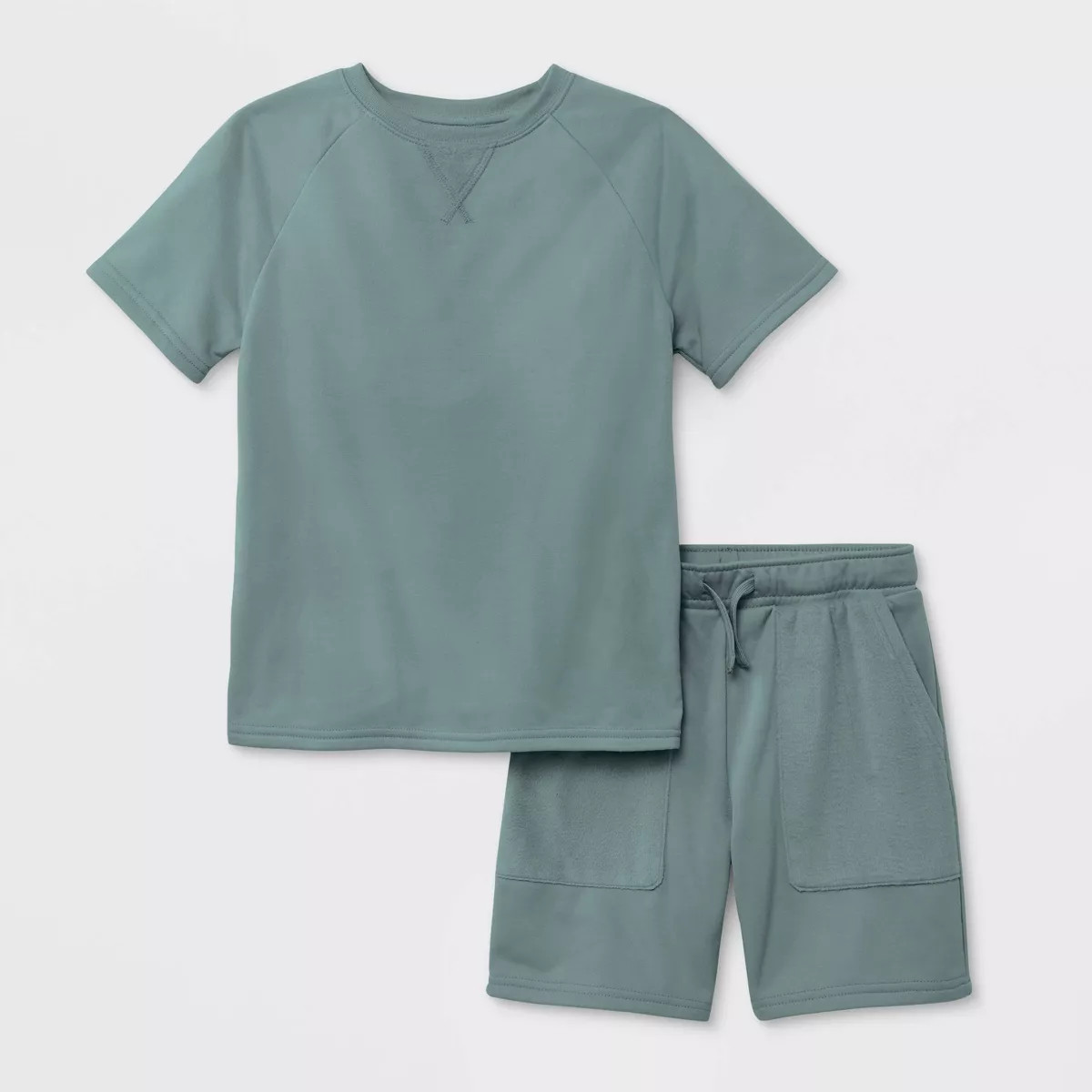 Boys' 2pc Snuggly Sweatshirt Pajama Set - Cat & Jack™ | Target