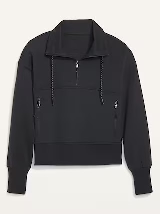 Dynamic Fleece Half-Zip Sweatshirt for Women | Old Navy (US)