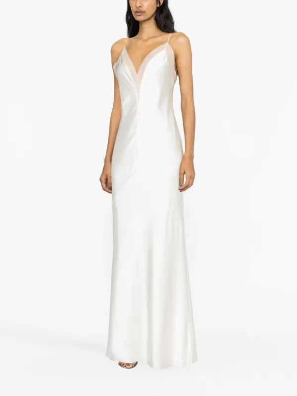 Lotus Flower silk maxi dress | Farfetch Global
