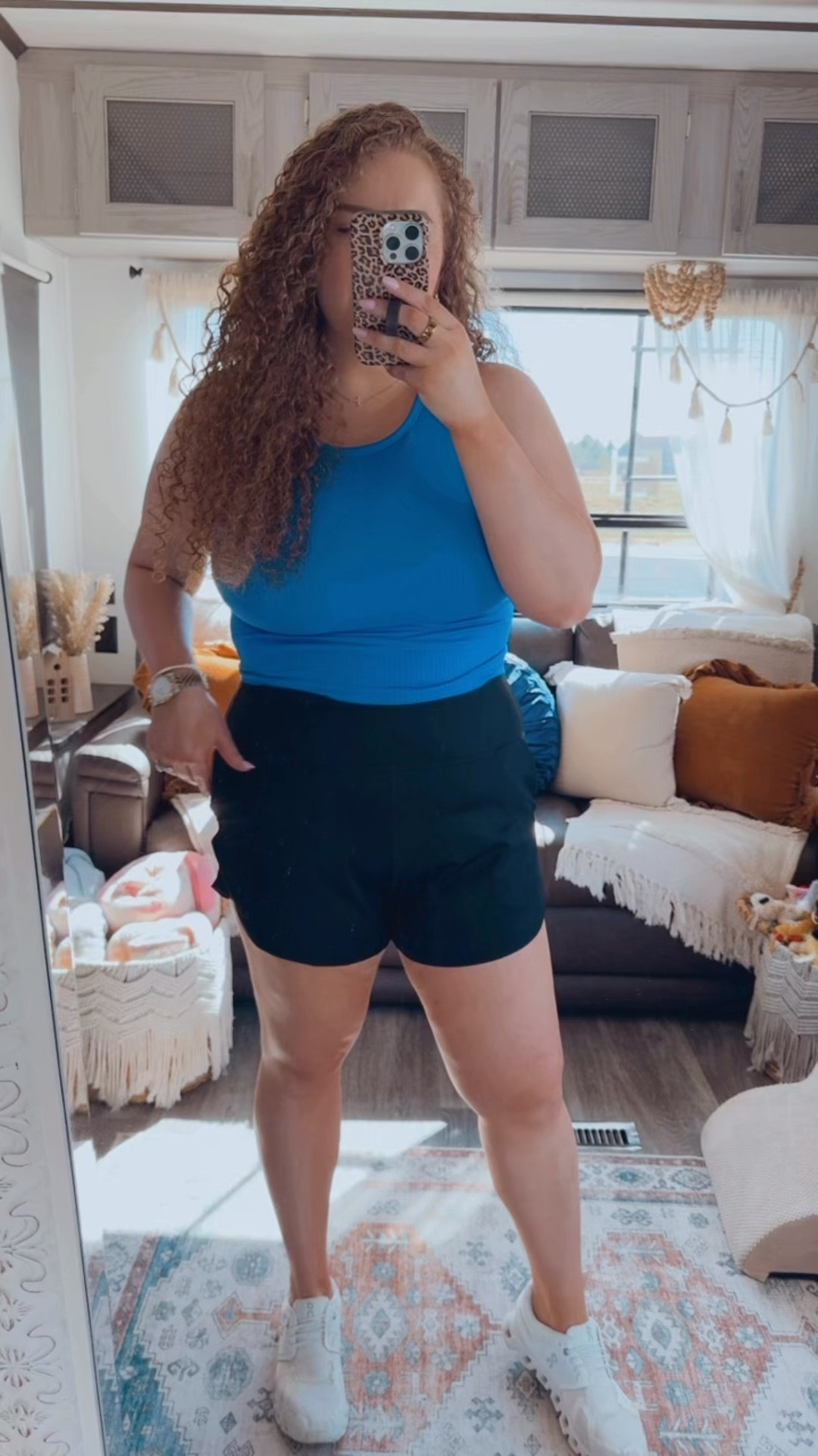 My go to on the days I want to feel put together and comfy 🖤 This set is so easy, supportive, and perfect for anything from errands to a walk 👏 athleisure outfit | workout outfit | gym outfit | black athletic set | matching workout set | amazon fashion | amazon outfit | black tank top outfit | built in bra tank | supportive activewear | black athletic shorts | running shorts outfit | comfy activewear | everyday active outfit | errands outfit | walking outfit | hot girl walk outfit | sporty outfit | minimal outfit | neutral outfit | off duty look | casual comfy outfit | white sneakers outfit | on cloud sneakers outfit | athleisure style | easy outfit idea | mom outfit | travel outfit | affordable fashion | amazon finds

#LTKootd #LTKgrwm #LTKdayinmylife