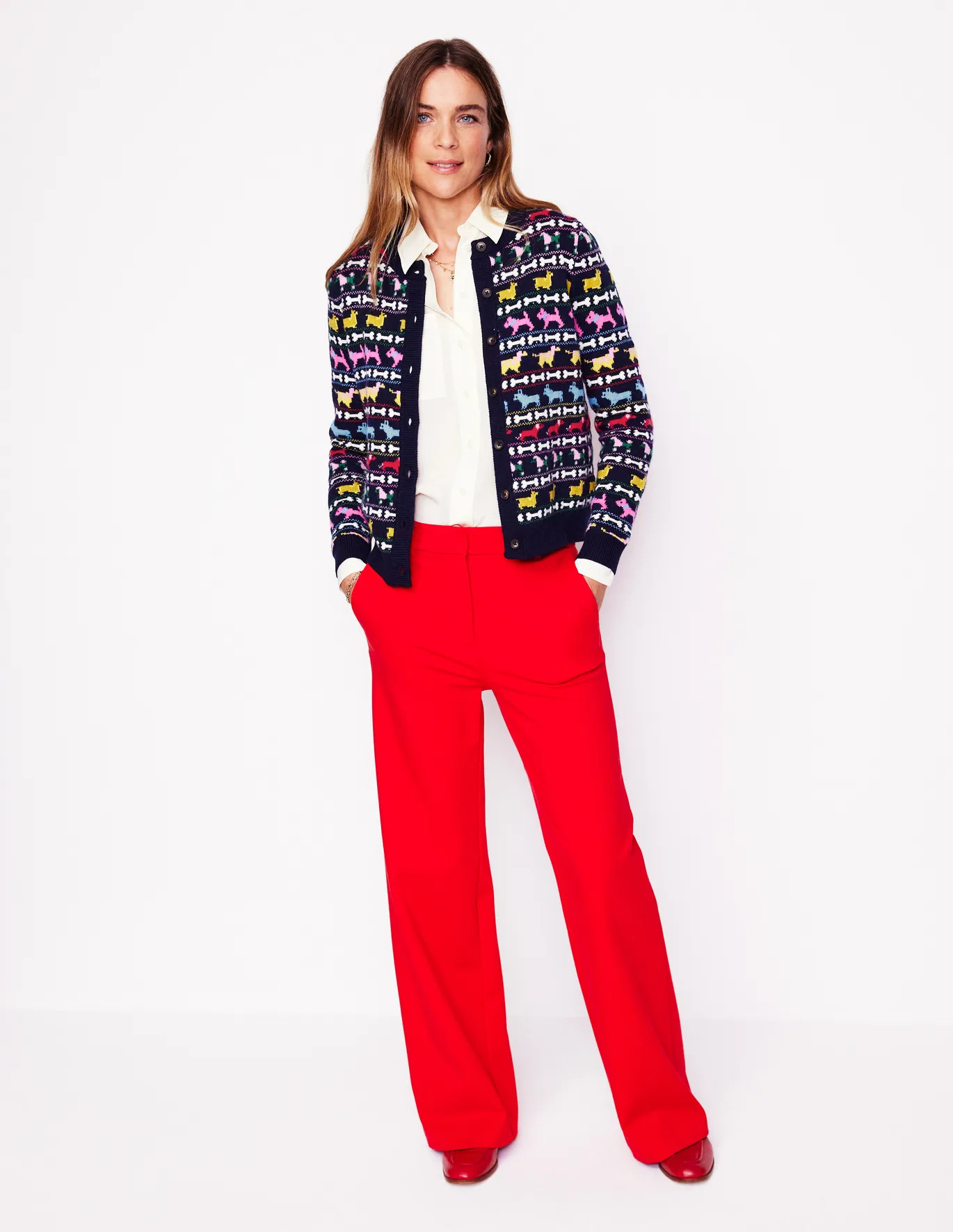 Edie Fair Isle Cardigan | Boden (US)