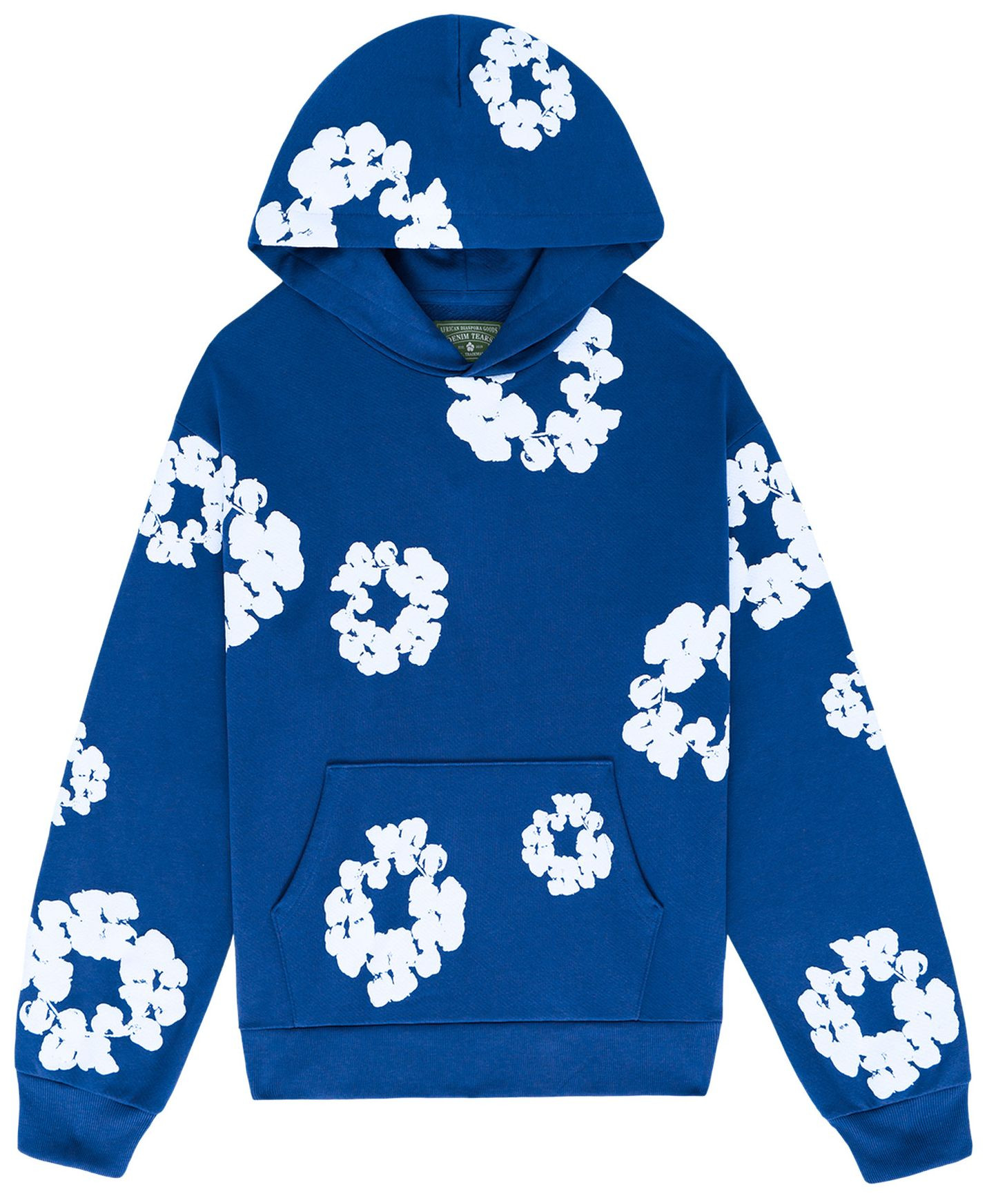 Denim Tears The Cotton Wreath Sweatshirt 'Royal Blue' | GOAT
