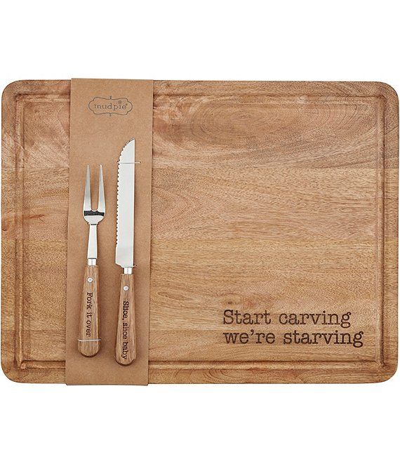 Festive Fall Collection Carved Mango Board Set | Dillards