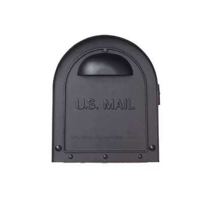 Classic Curbside Post Mounted Mailbox | Wayfair North America