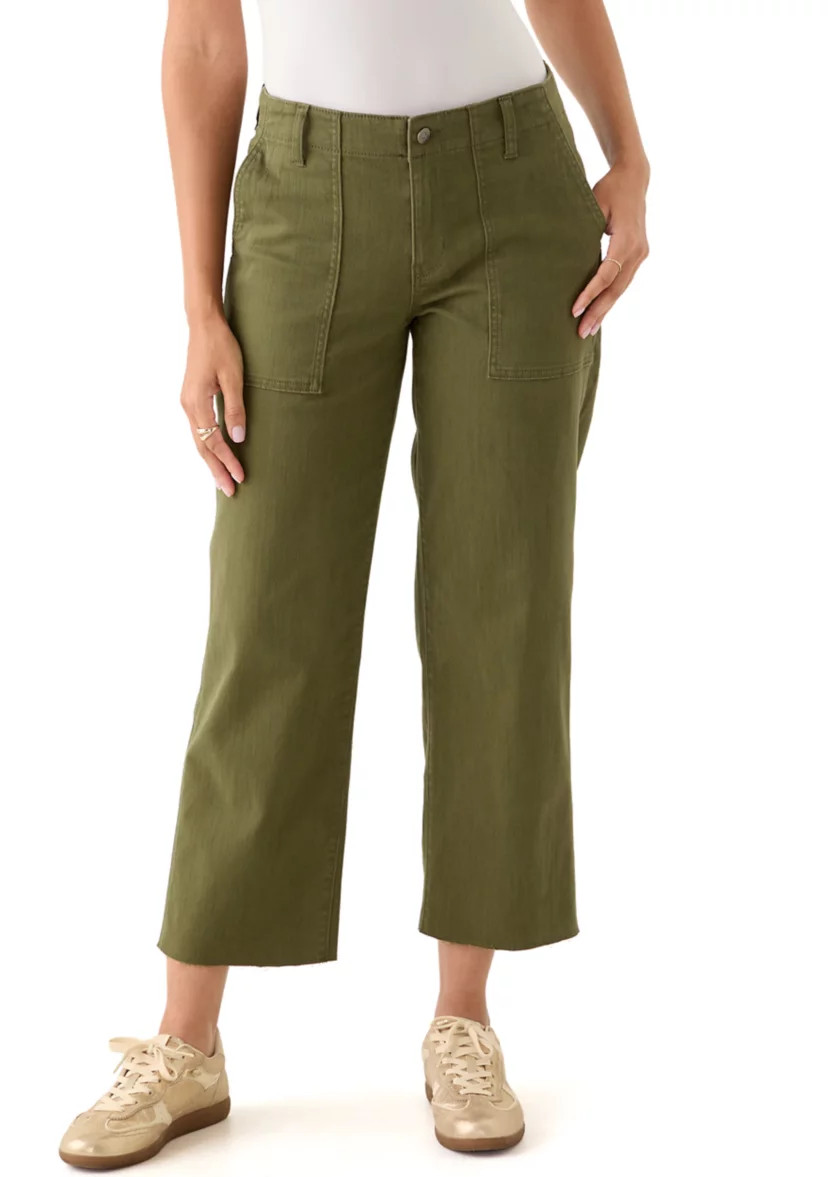 Women's Raw Edge Cropped Pants | Belk