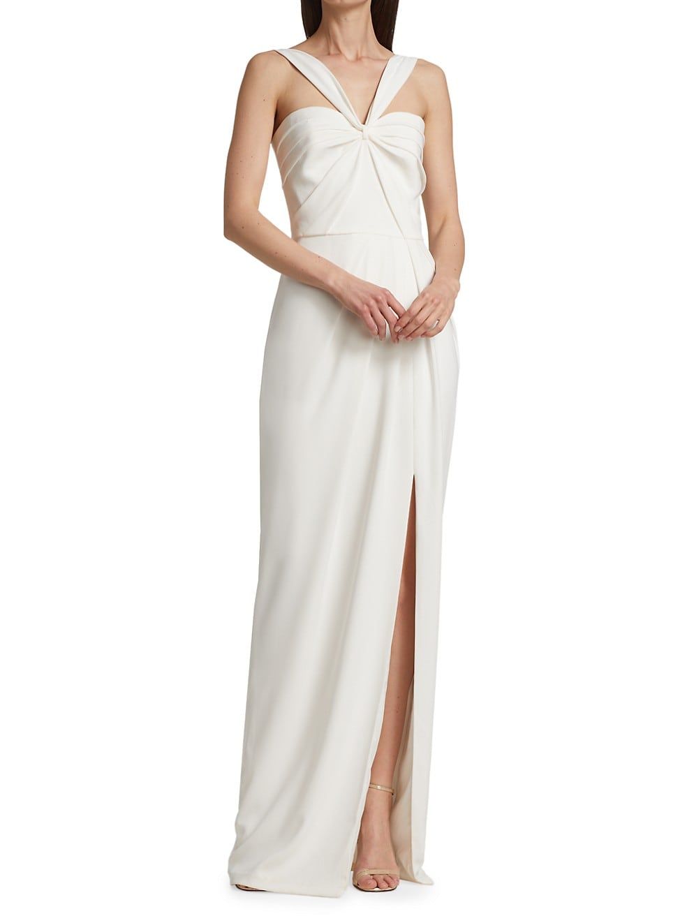 Halter Column Gown | Saks Fifth Avenue