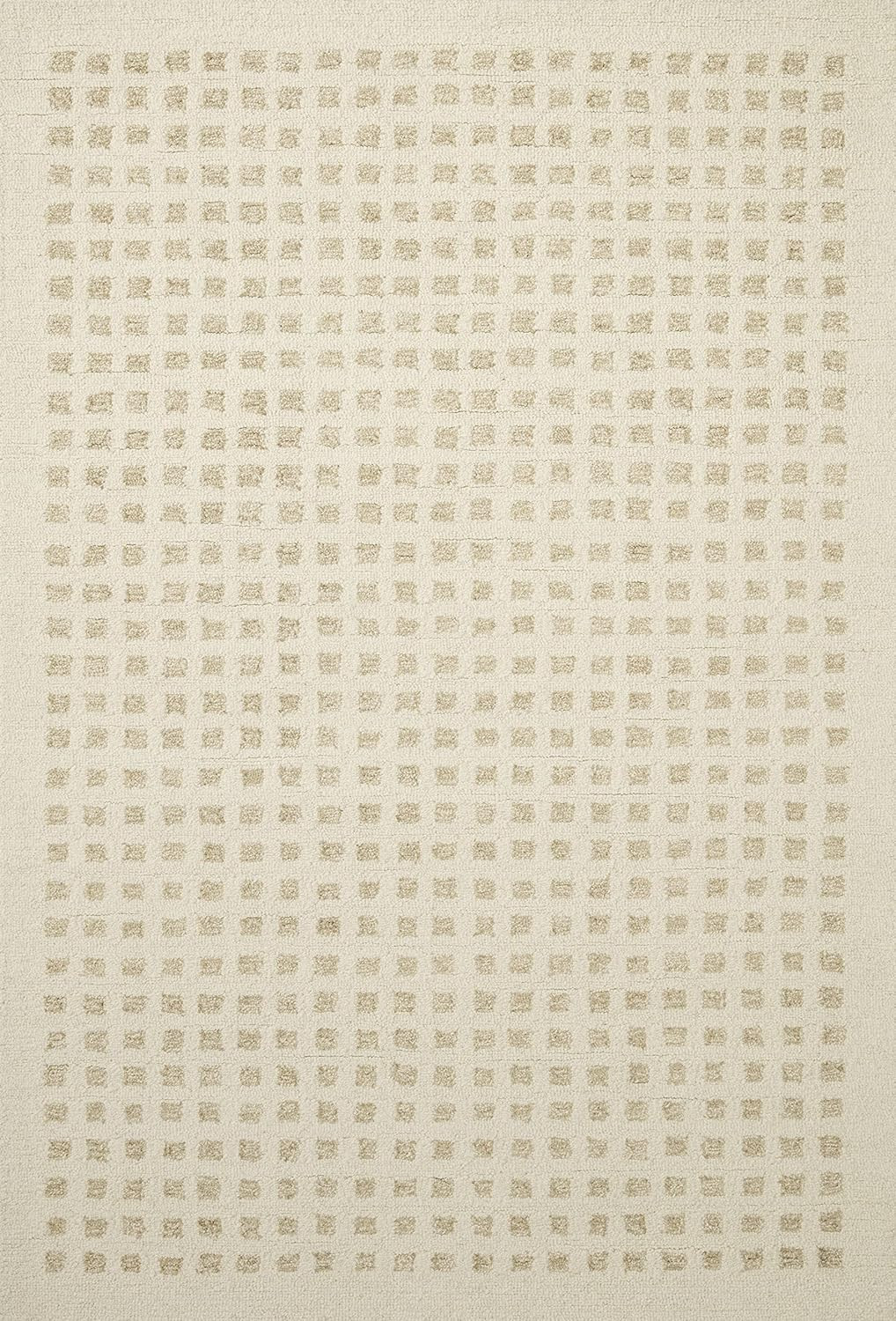 Loloi x Chris Loves Julia Polly Collection POL-01 Area Rug, 8'-6" x 11'-6" Ivory/Natural Rectangu... | Amazon (US)