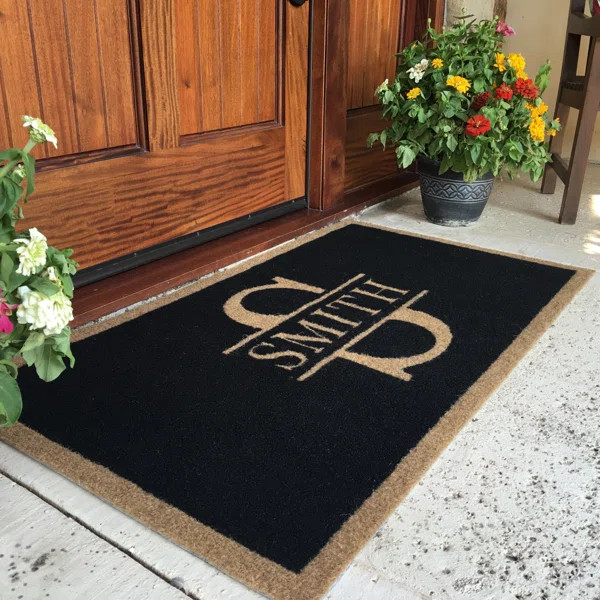 Boalt All-Weather Personalized Non-Slip Outdoor Door Mat | Wayfair Professional