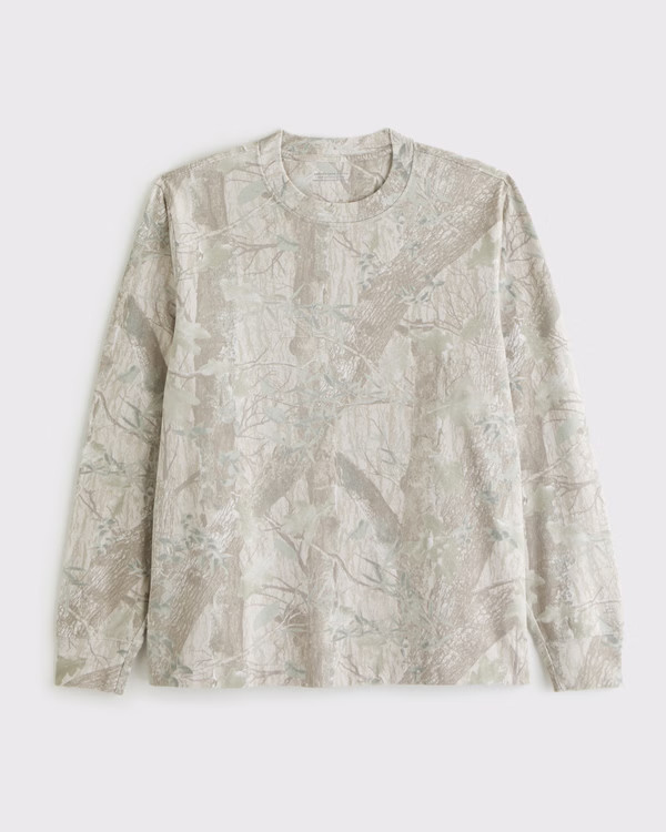 Long-Sleeve Premium Heavyweight 2.0 Tee | Abercrombie & Fitch (US)