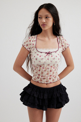 Kimchi Blue Malka Lace Blouse | Urban Outfitters (EU)