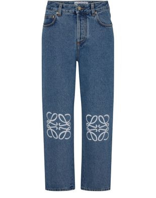 Anagram cropped jeans - LOEWE | 24S (APAC/EU)