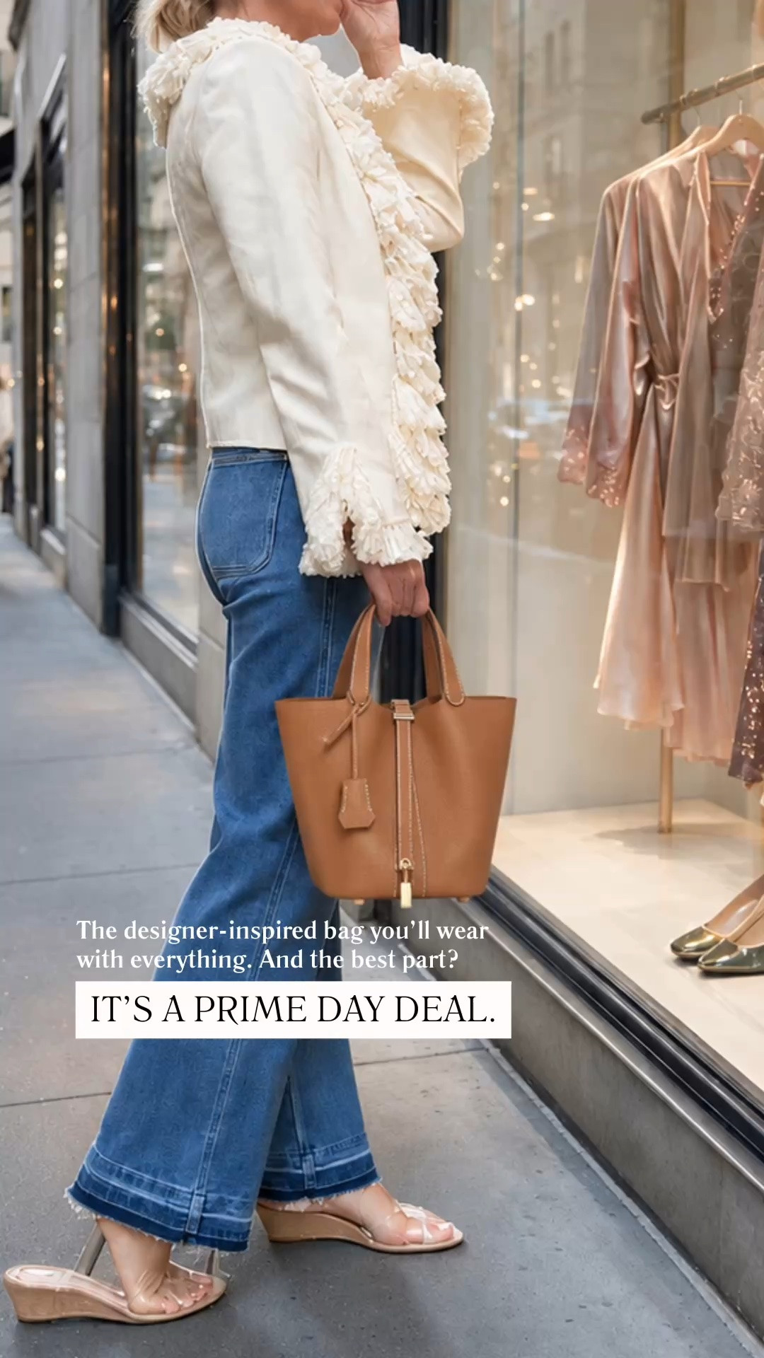 This designer-inspired bag is a Prime Day deal! 🤎. Cognac, classic, and easy to carry with everything from jeans to dresses.

👩‍💻 LTK PRO TIPS
❤️ Heart = Support my posts ;-)
🔖 Save = Get sale & restock alerts for the things you love!
📋 Lists = Keep favorites organized (List ideas: Christmas, Birthdays, and Vacations!)
📲 Share = Send lists and products to a friend (or your daughters like me).
💬 Comment = Ask me anything, and I'll answer. ;-)