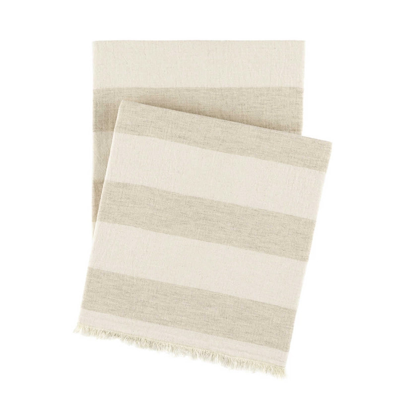 Langham Oatmeal Throw | Annie Selke