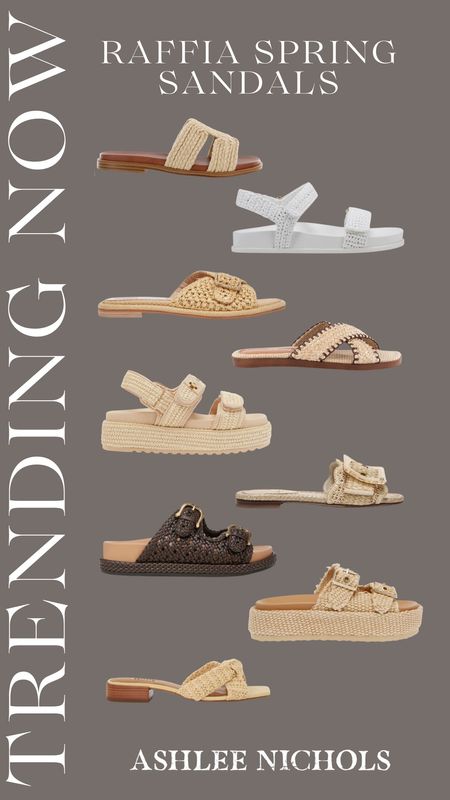 Woven and raffia sandals are huge right now! So cute for spring and summer!

Spring trends, spring sandals, raffia sandals, casual style 

#LTKstyletip #LTKfindsunder100 #LTKfindsunder50