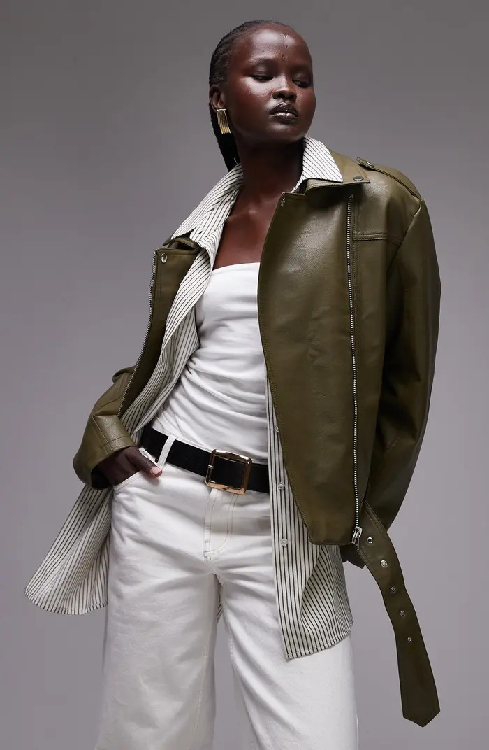 Faux Leather Moto Jacket | Nordstrom